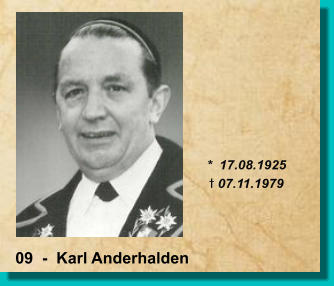 *  17.08.1925 t 07.11.1979 09  -  Karl Anderhalden